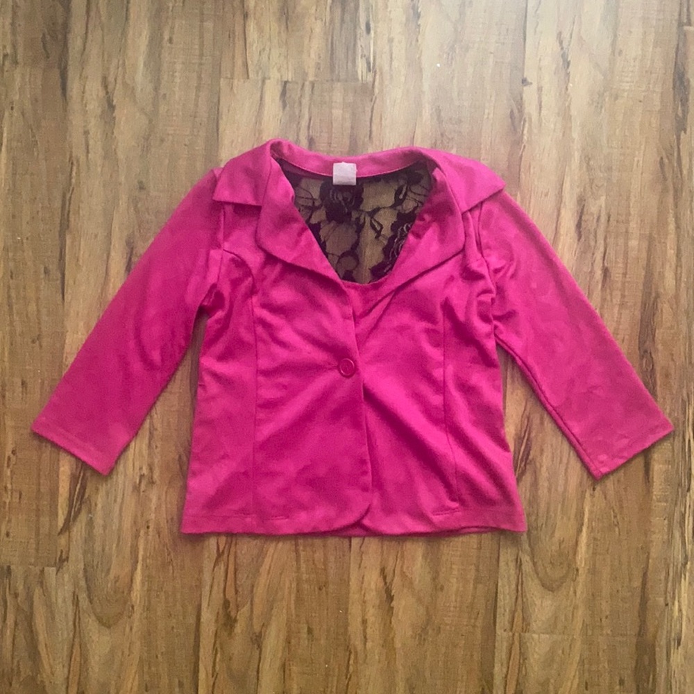 Pi Kids/Girl Purple Blazer - Size 6X